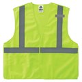 Glowear By Ergodyne 5XL Lime Economy Breakaway Mesh Vest Class 2 - Single Vest 8215BA-S